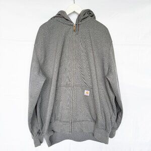 Carhartt Gray Zip Hoodie Sweater